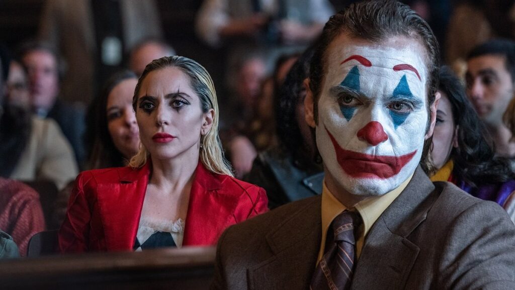 Lady Gaga and Joaquin Phoenix in Joker: Folie à Deux. PHOTO: Warner Bros. Pictures/DC.